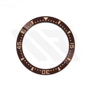 Hydro Style Ceramic Sloped Bezel Insert for SKX/SRPD - Coffee/Rose Gold